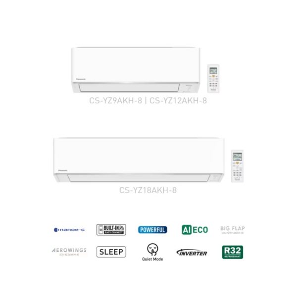 Điều hòa Panasonic 2 chiều Inverter 2HP-18.000BTU CS-YZ18AKH-8 - Ảnh 2